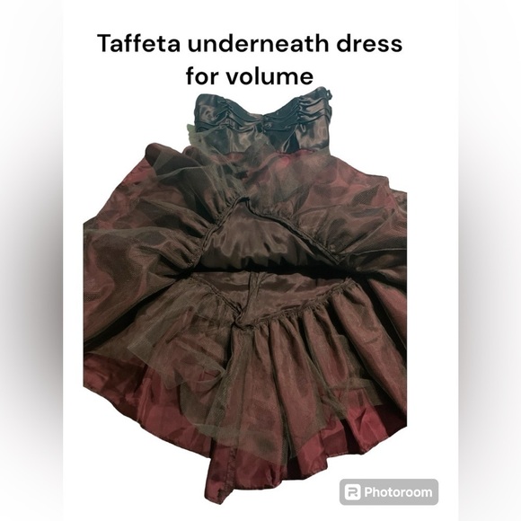 Stunning rare one of a kind 80s Vintage Madonna era Gothic ombré prom dress 5/6 - Picture 7 of 11